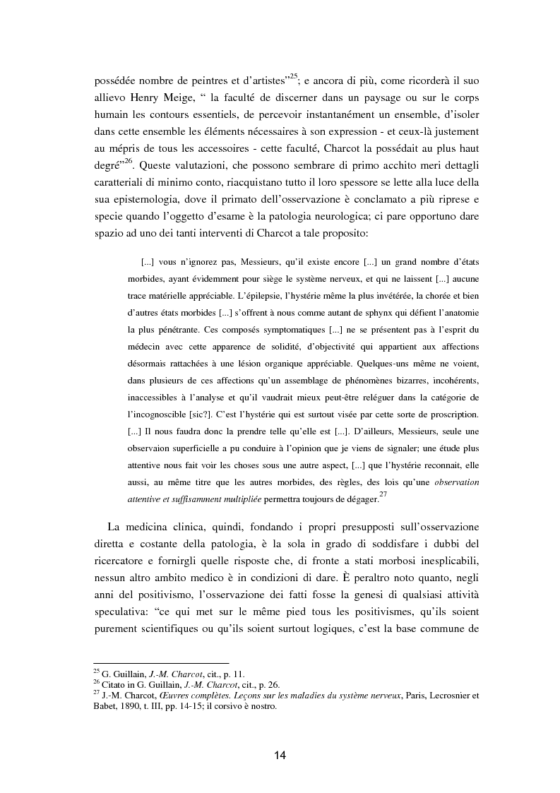 Anteprima della tesi: L'isteria nel romanzo francese "fin de siècle": Charcot e la sua dottrina in Claretie e Bonnetain, Pagina 11