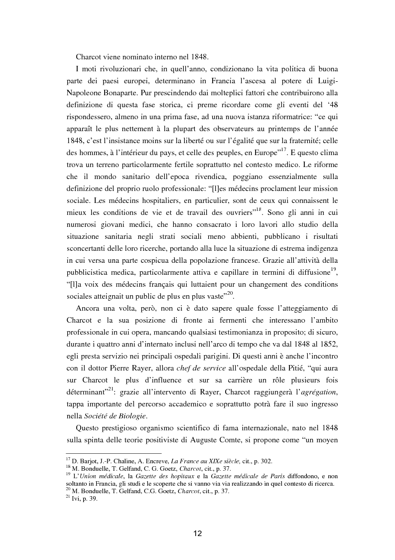 Anteprima della tesi: L'isteria nel romanzo francese "fin de siècle": Charcot e la sua dottrina in Claretie e Bonnetain, Pagina 9