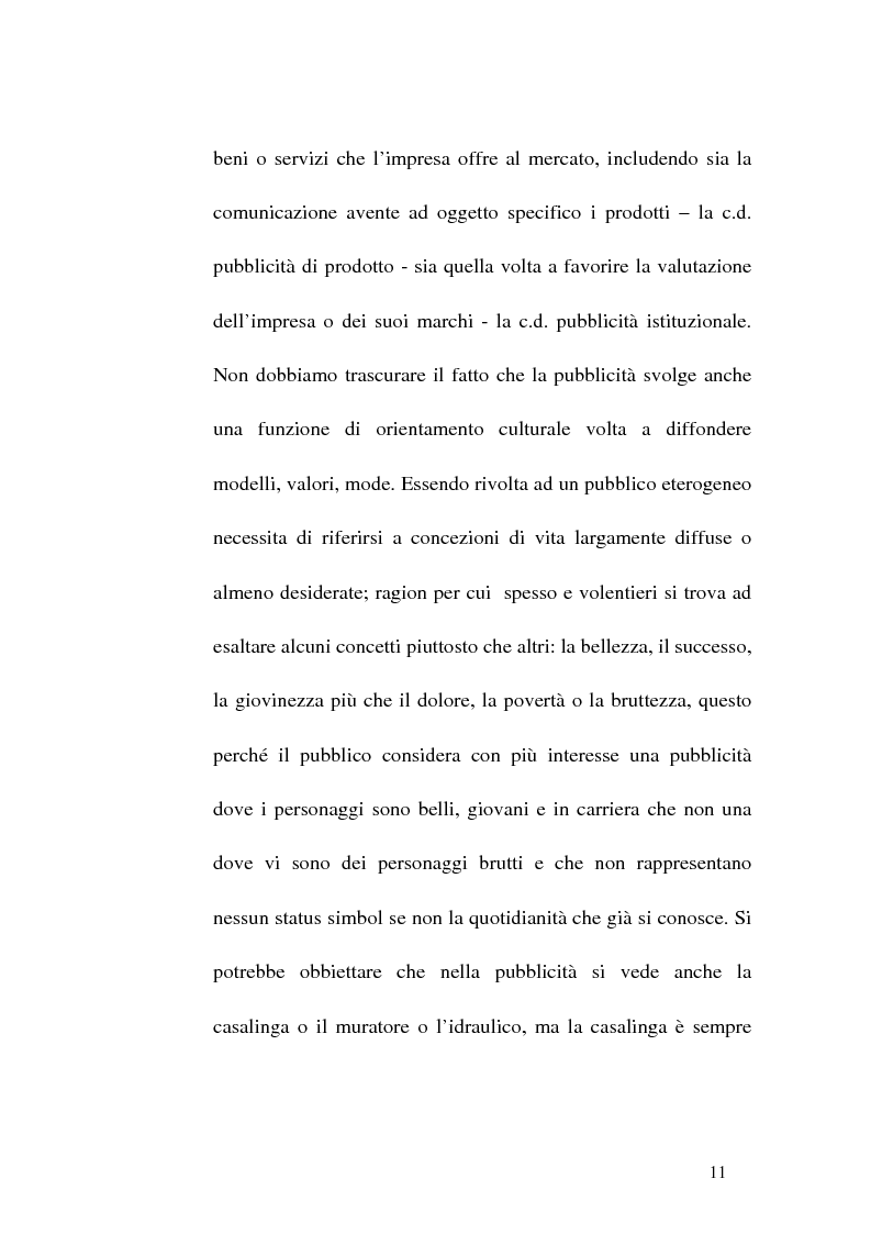 Anteprima della tesi: Concorrenza sleale e pubblicità, Pagina 11