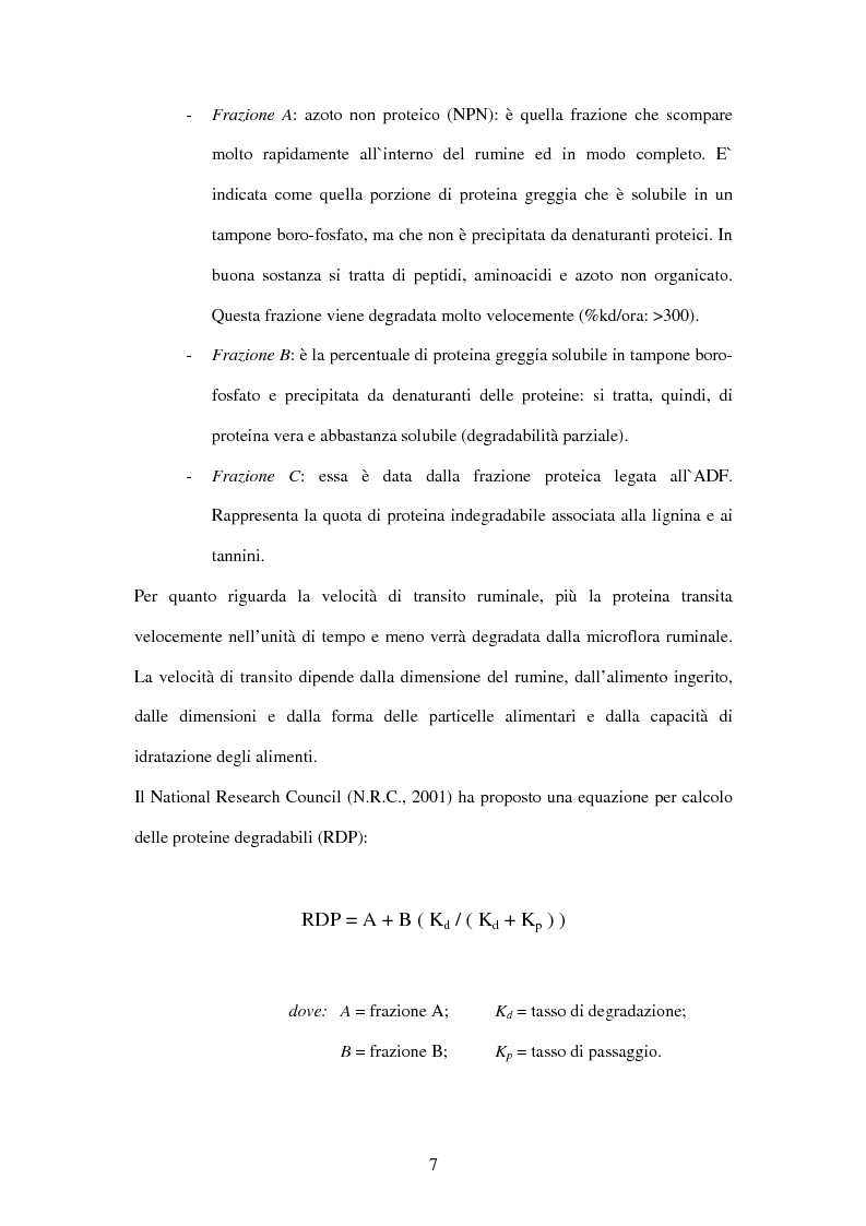 Anteprima della tesi: Utilizzo di fonti proteiche alternative alla soia nell'alimentazione biologica della vacca da latte in alpeggio, Pagina 2