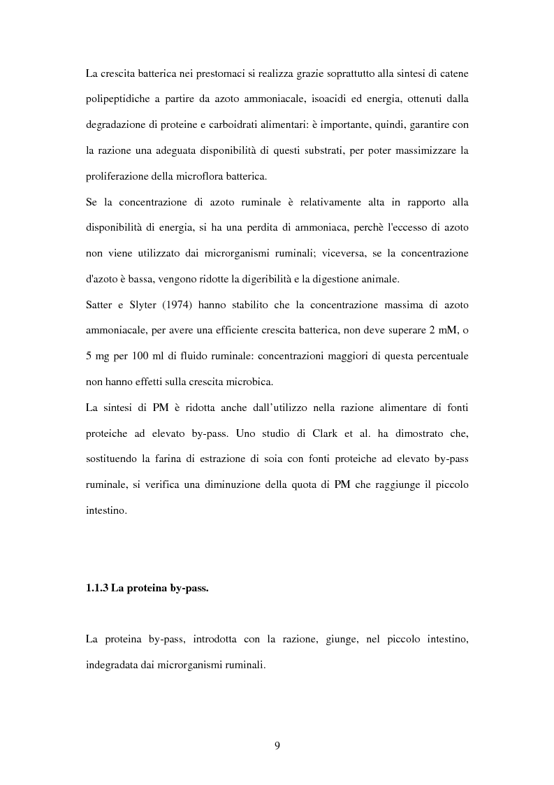 Anteprima della tesi: Utilizzo di fonti proteiche alternative alla soia nell'alimentazione biologica della vacca da latte in alpeggio, Pagina 4