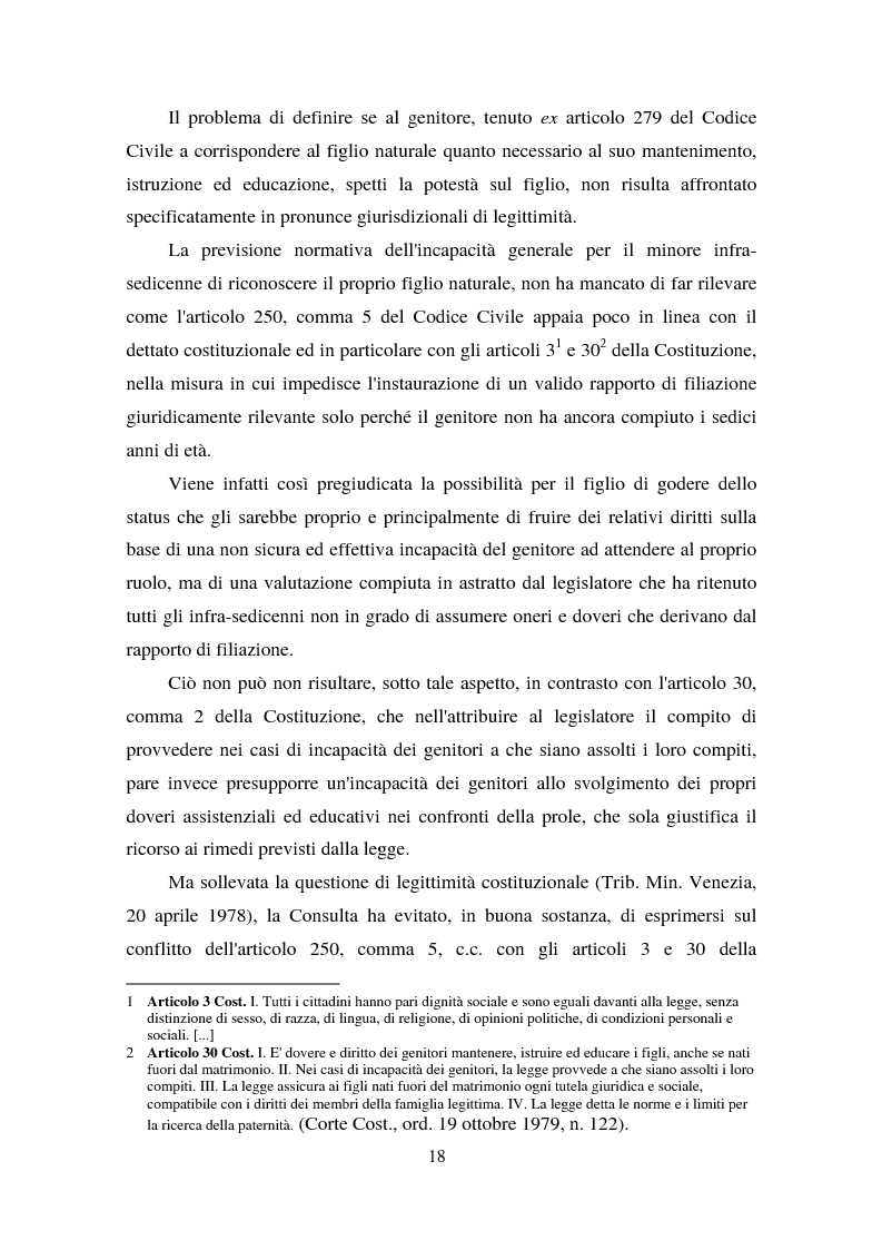 Anteprima della tesi: La maternità in adolescenza: fattori di rischio e di protezione e modelli di intervento, Pagina 13