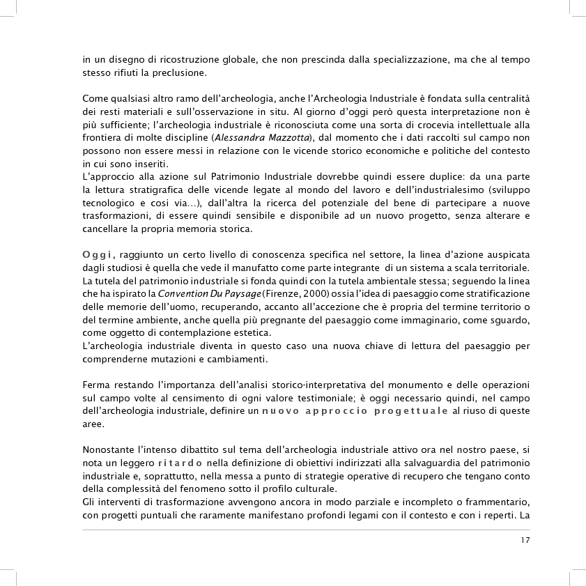 Anteprima della tesi: Valorizzazione dell'area dell'ex fornace Lolli di Fusignano (RA): ipotesi di restauro e allestimento dei reperti industriali e di progetto di un nuovo polo di formazione professionale, Pagina 5