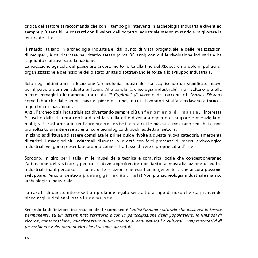 Anteprima della tesi: Valorizzazione dell'area dell'ex fornace Lolli di Fusignano (RA): ipotesi di restauro e allestimento dei reperti industriali e di progetto di un nuovo polo di formazione professionale, Pagina 6