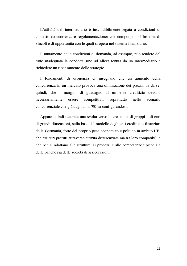 Anteprima della tesi: Integrazione banca-assicurazione: il caso Unipol, Pagina 12