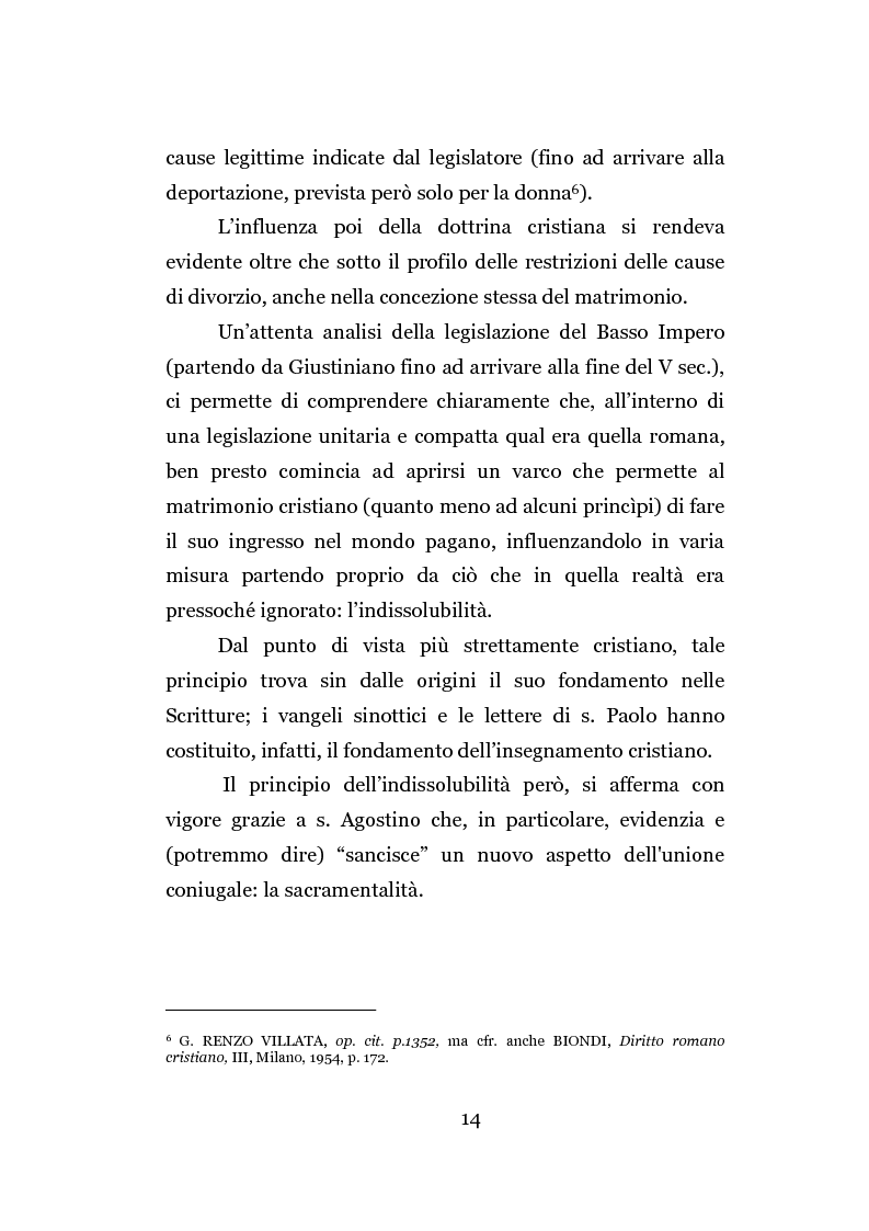 Anteprima della tesi: La separazione dei coniugi manente vinculo, Pagina 8