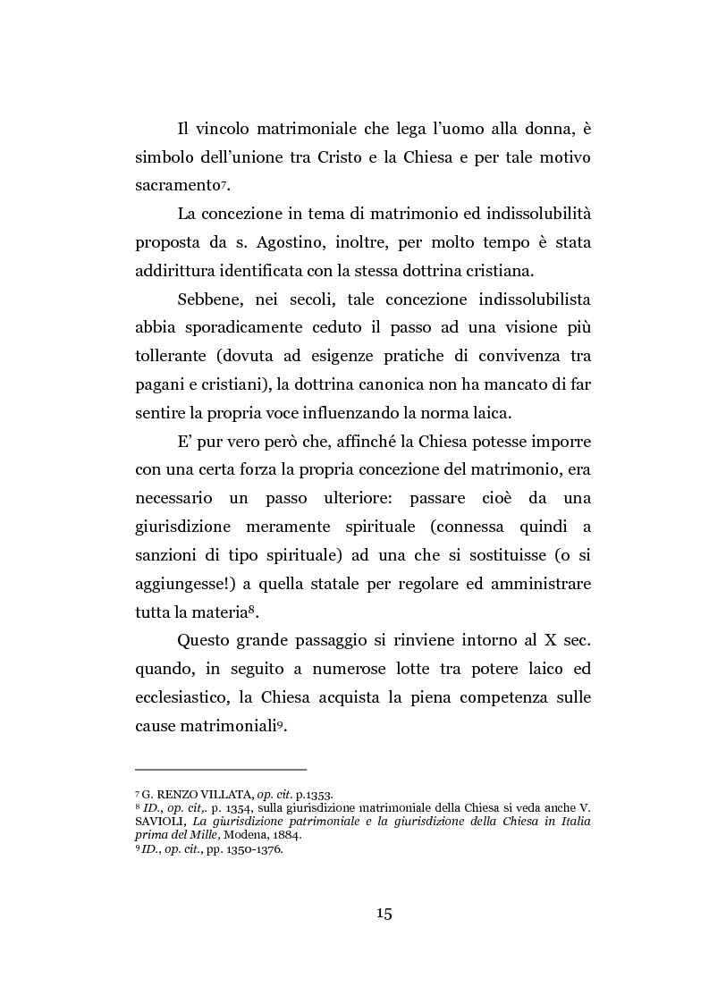 Anteprima della tesi: La separazione dei coniugi manente vinculo, Pagina 9