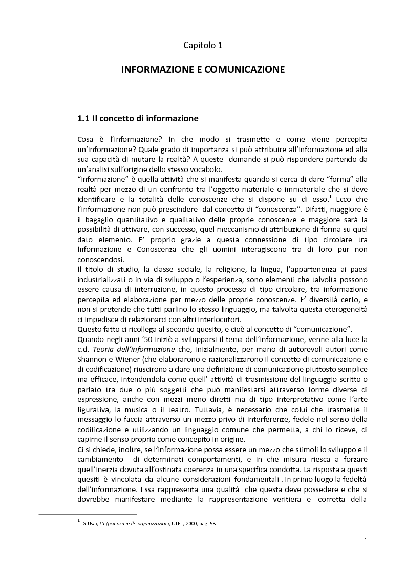 Anteprima della tesi: La capacità informativa del sistema contabile degli enti locali. Il caso del comune di Quartu Sant'Elena., Pagina 2
