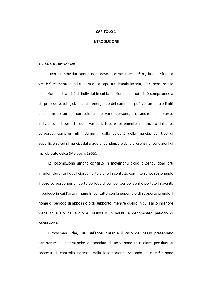 Anteprima della tesi: Costo energetico e reclutamento muscolare nel cammino assistito, Pagina 2
