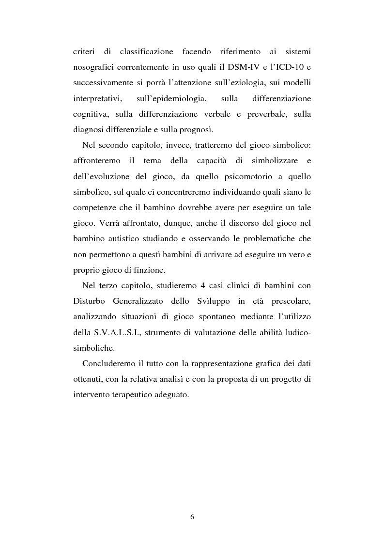Anteprima della tesi: Autismo e gioco - Osservazione e terapia nei bambini con uso della comunicazione verbale, Pagina 2