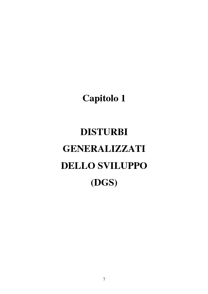 Anteprima della tesi: Autismo e gioco - Osservazione e terapia nei bambini con uso della comunicazione verbale, Pagina 3