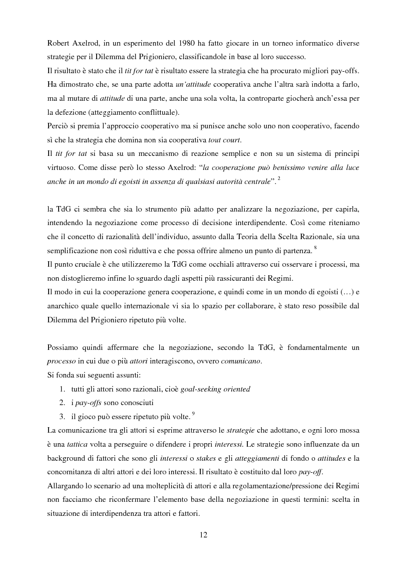 Anteprima della tesi: La negoziazione preventiva - Approccio strategico e teoria dei giochi, Pagina 10