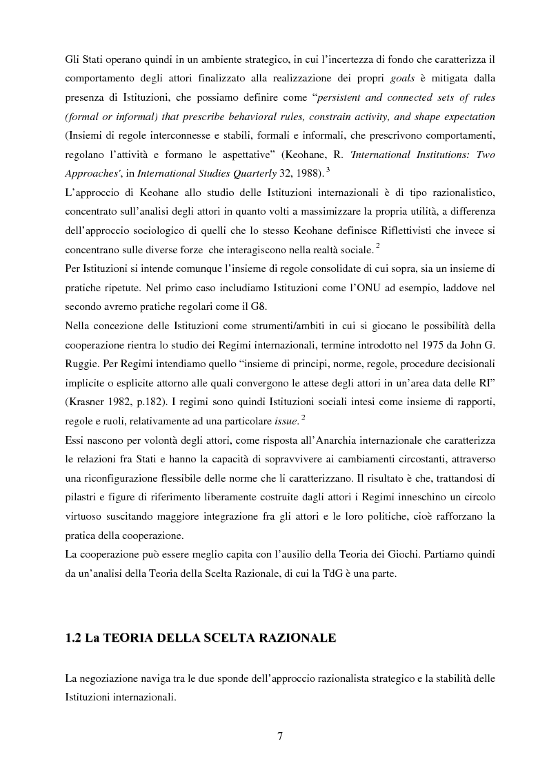 Anteprima della tesi: La negoziazione preventiva - Approccio strategico e teoria dei giochi, Pagina 5