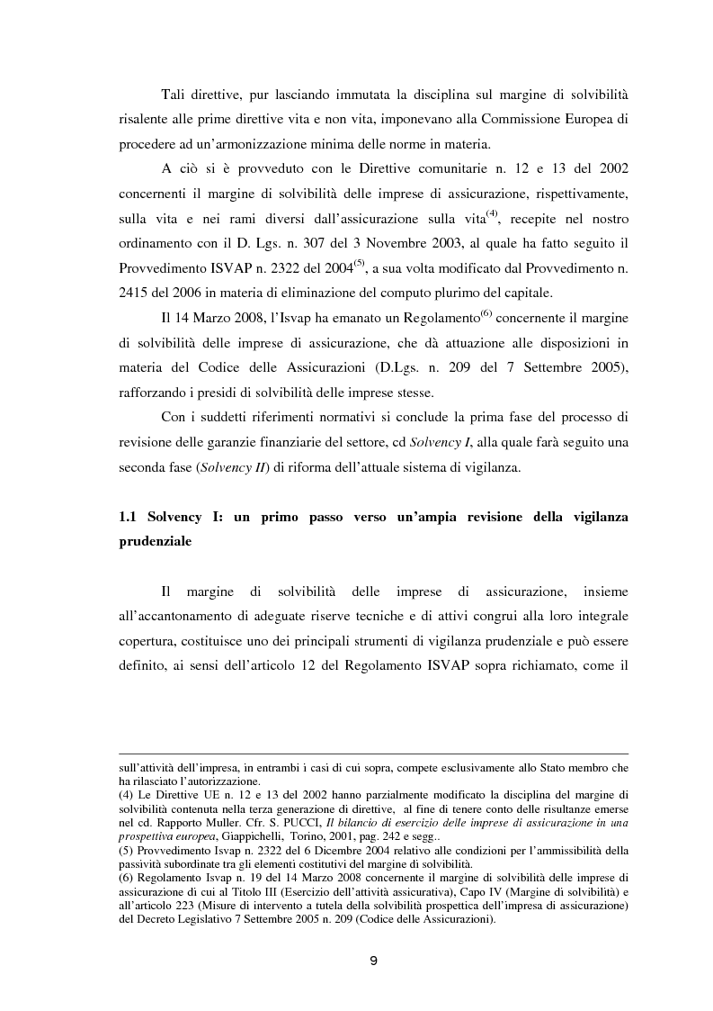 Anteprima della tesi: Enterprise Risk Management in campo assicurativo alla luce di Solvency II, Pagina 6