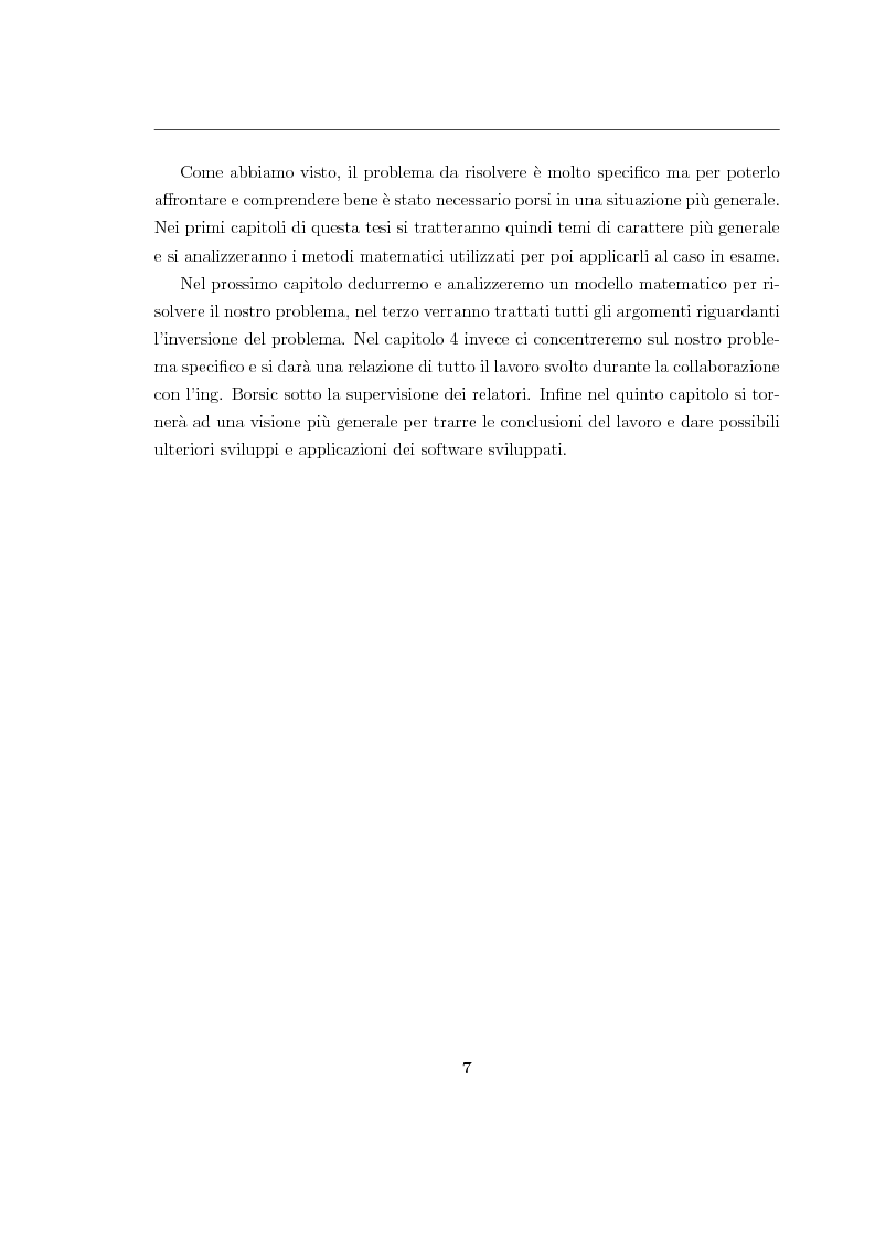 Anteprima della tesi: Analisi e risoluzione numerica di un problema inverso di conduttività elettrica, Pagina 3