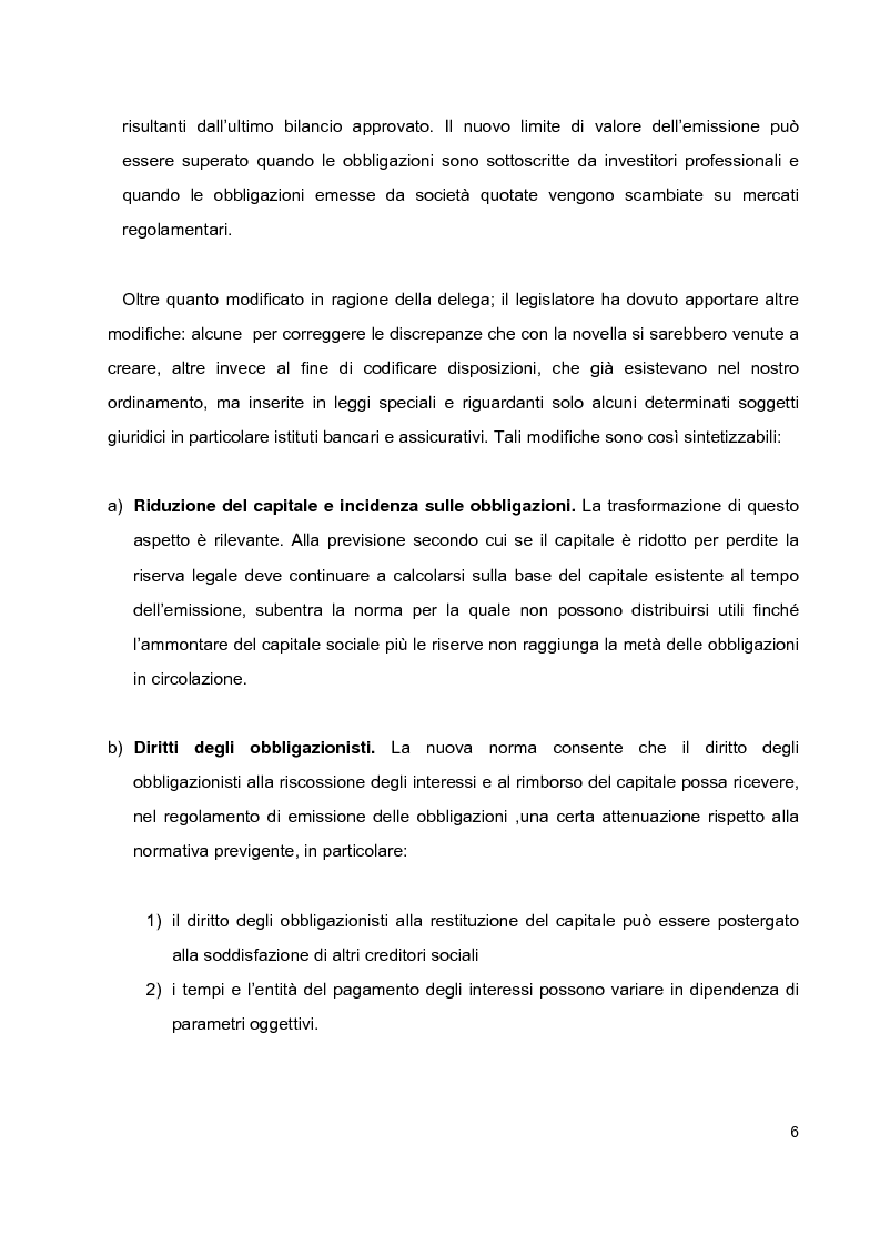 Anteprima della tesi: Prestiti obbligazionari prima e dopo la riforma del diritto commerciale, Pagina 2