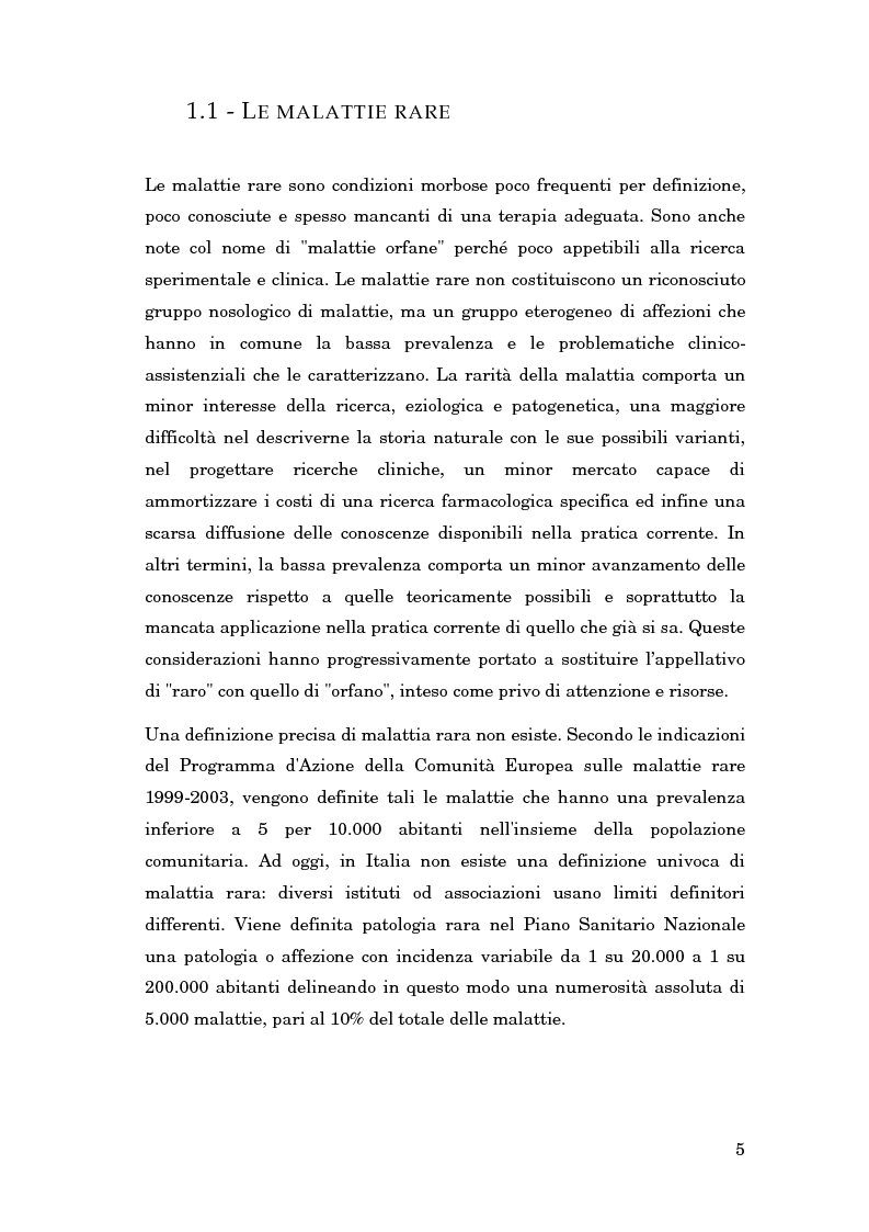 Anteprima della tesi: La gestione delle conoscenze in una rete nazionale di esperti: l'amiloidosi, Pagina 4