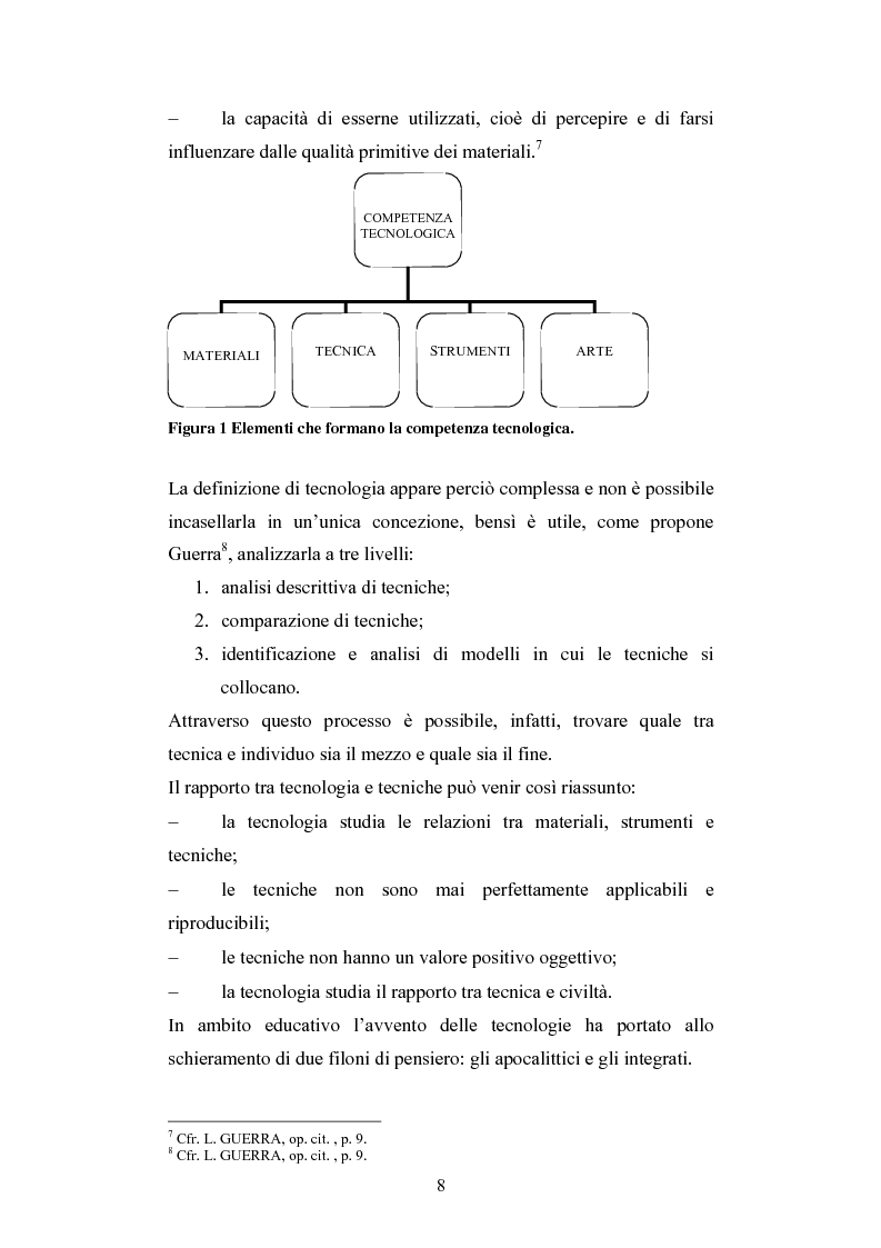 Anteprima della tesi: Nuove tecnologie e immagine: educare nell'era digitale tra You Tube e Second Life, Pagina 6