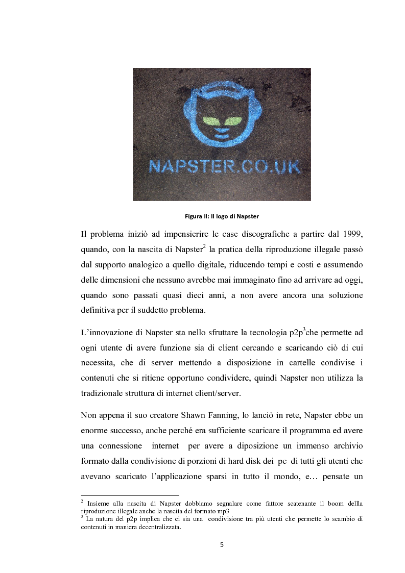 Anteprima della tesi: La social music: la fruizione musicale dal file sharing al social networking, Pagina 3