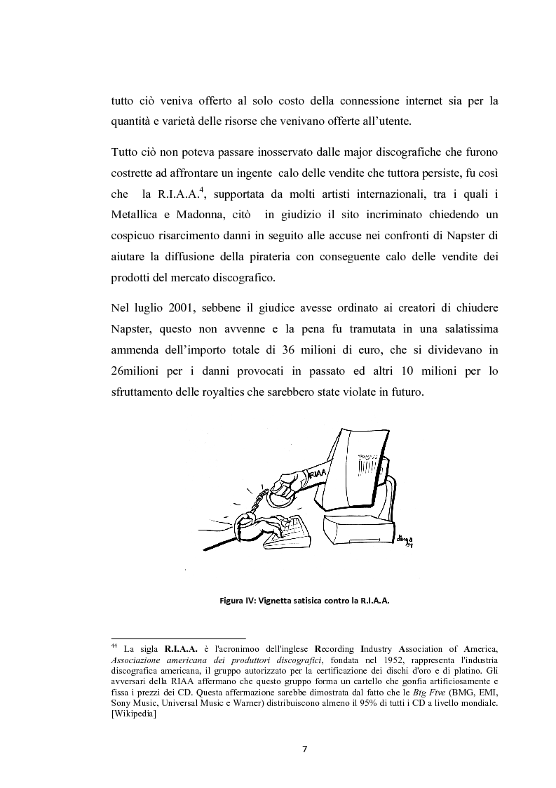 Anteprima della tesi: La social music: la fruizione musicale dal file sharing al social networking, Pagina 5