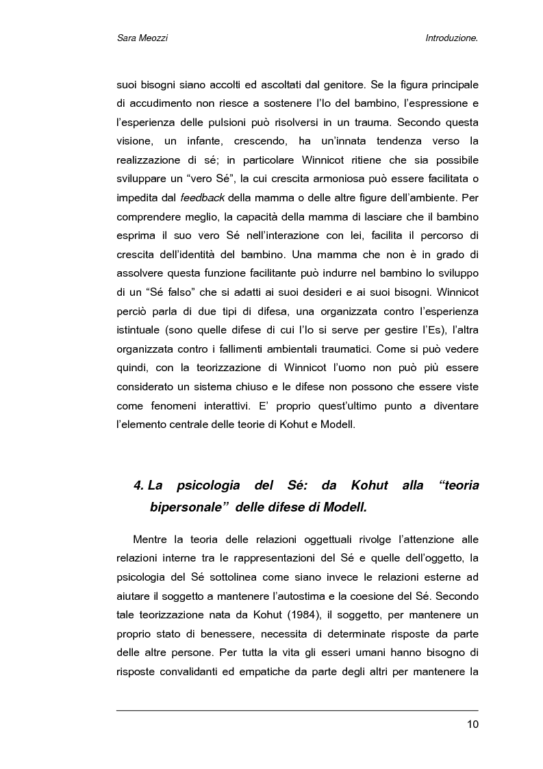 Anteprima della tesi: Meccanismi di difesa e strategie di coping, Pagina 7