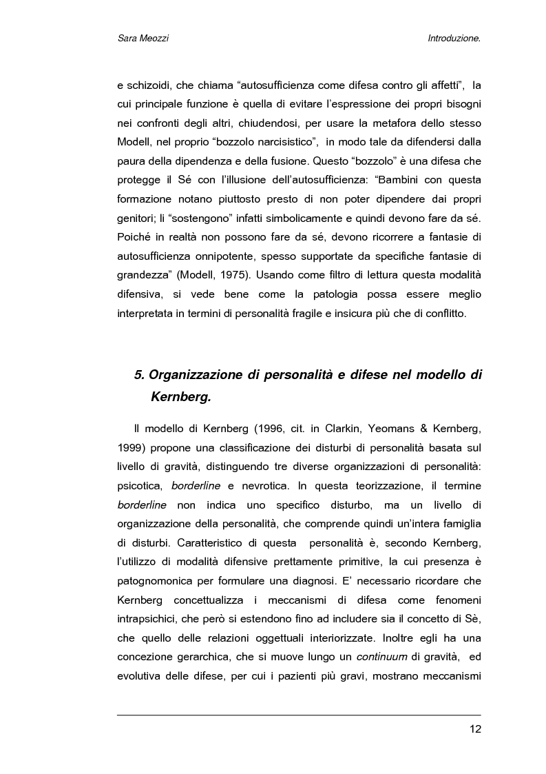 Anteprima della tesi: Meccanismi di difesa e strategie di coping, Pagina 9
