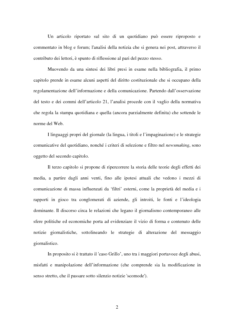 Anteprima della tesi: Informazione o distrazione? Internet come strumento di fruizione mediale consapevole, Pagina 2