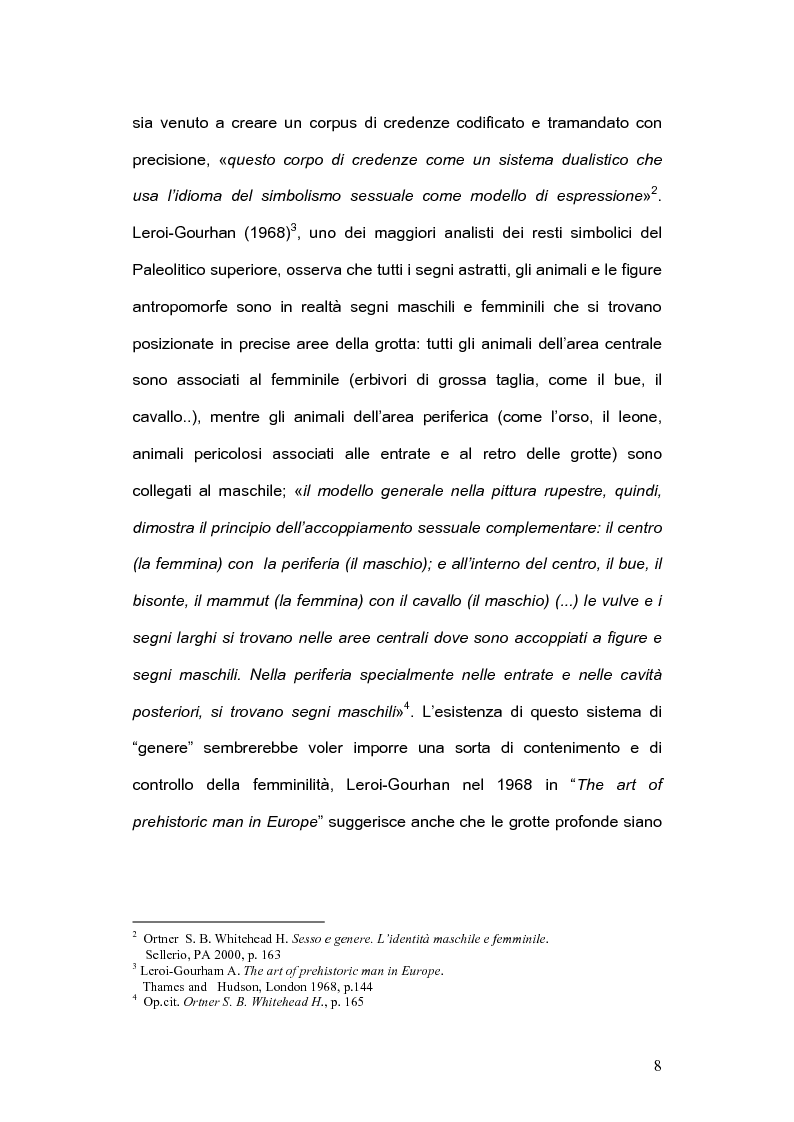Anteprima della tesi: La femminilità: le prospettive etologiche, antropologiche e psicoanalitiche, Pagina 6