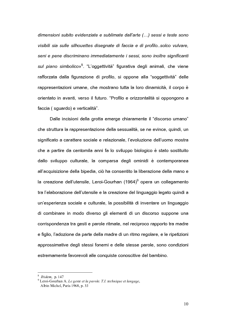 Anteprima della tesi: La femminilità: le prospettive etologiche, antropologiche e psicoanalitiche, Pagina 8
