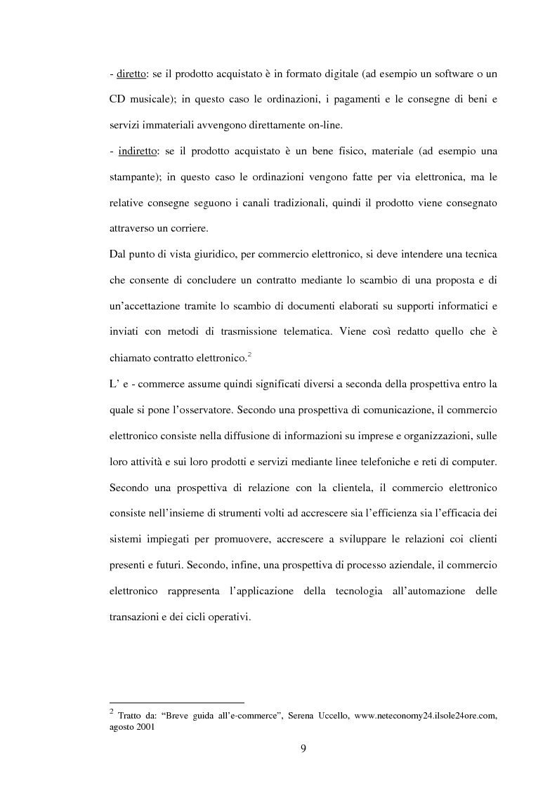 Anteprima della tesi: L'economia dell'e-commerce, Pagina 5