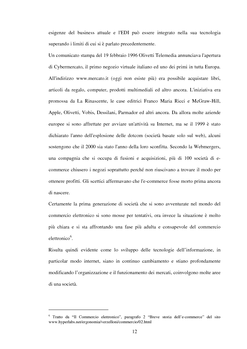 Anteprima della tesi: L'economia dell'e-commerce, Pagina 8
