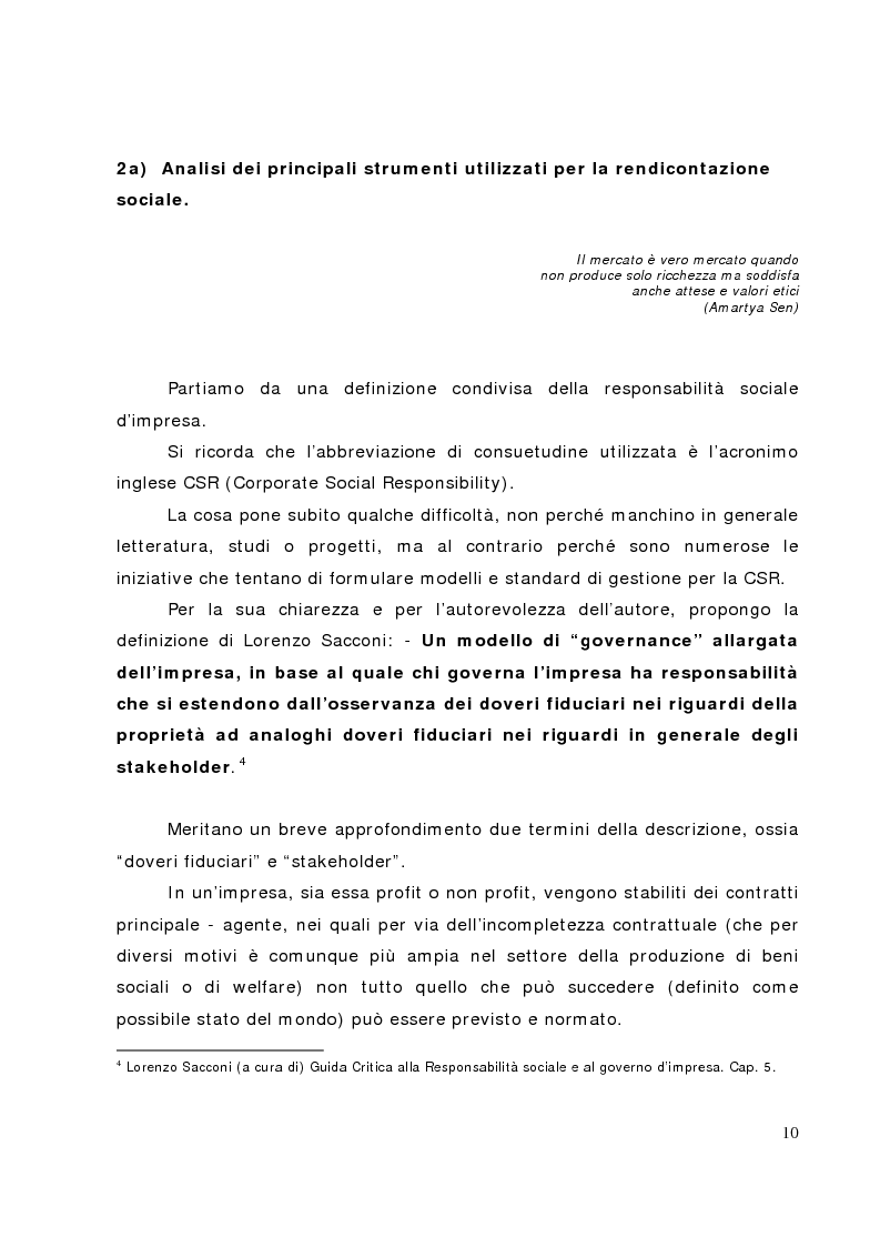 Anteprima della tesi: Il bilancio sociale nelle banche di credito cooperativo, il caso della Cassa Rurale di Fiemme, Pagina 5