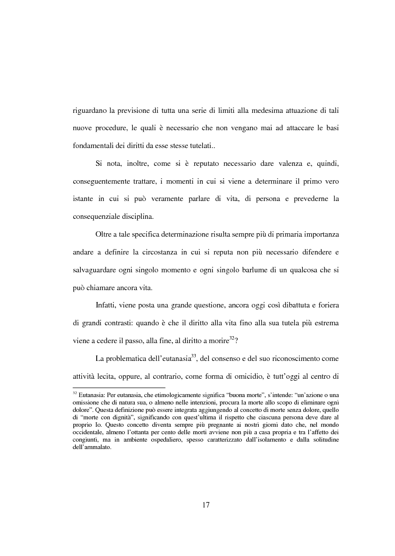 Anteprima della tesi: La tutela penale della vita umana, Pagina 11
