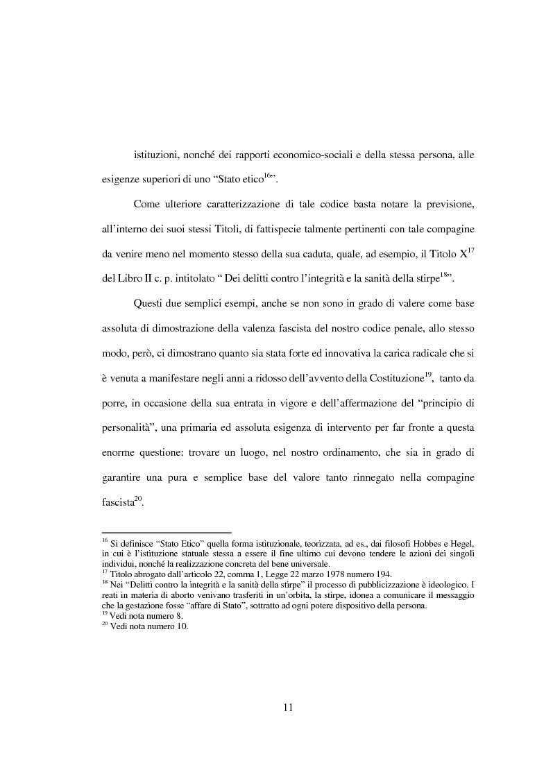 Anteprima della tesi: La tutela penale della vita umana, Pagina 5
