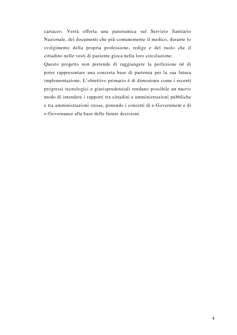 Anteprima della tesi: La prescrizione medica digitale: modello concettuale di Sistema Informativo Sanitario Nazionale, Pagina 4