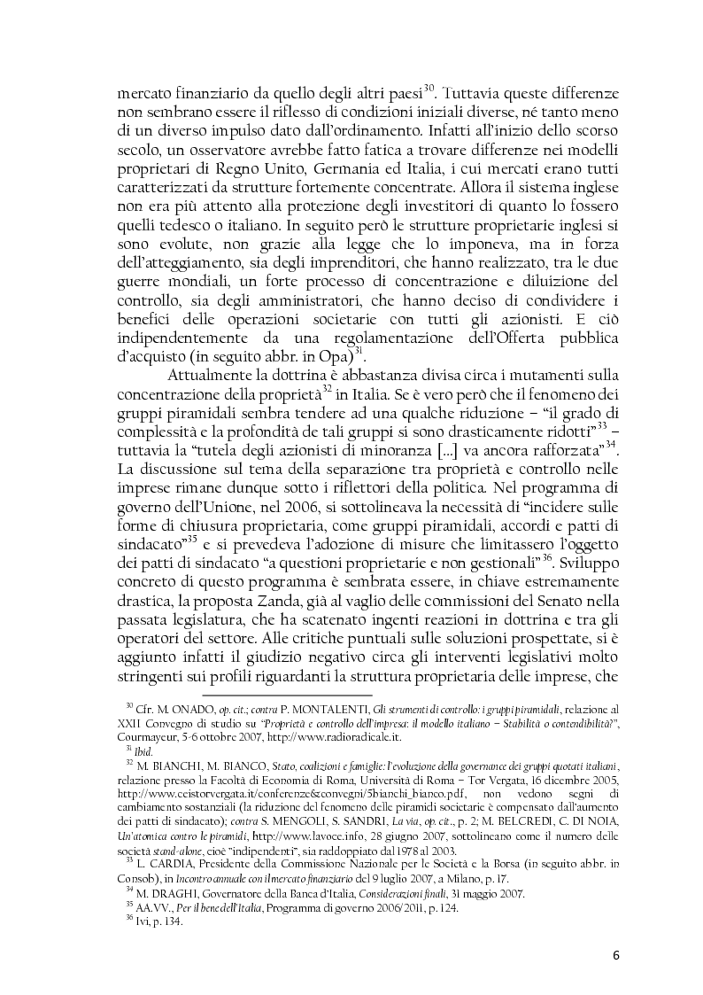 Anteprima della tesi: La società controllata e la quotazione, Pagina 6