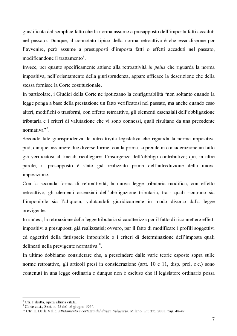 Anteprima della tesi: Il redditometro: questioni inerenti all'applicazione retroattiva, Pagina 5