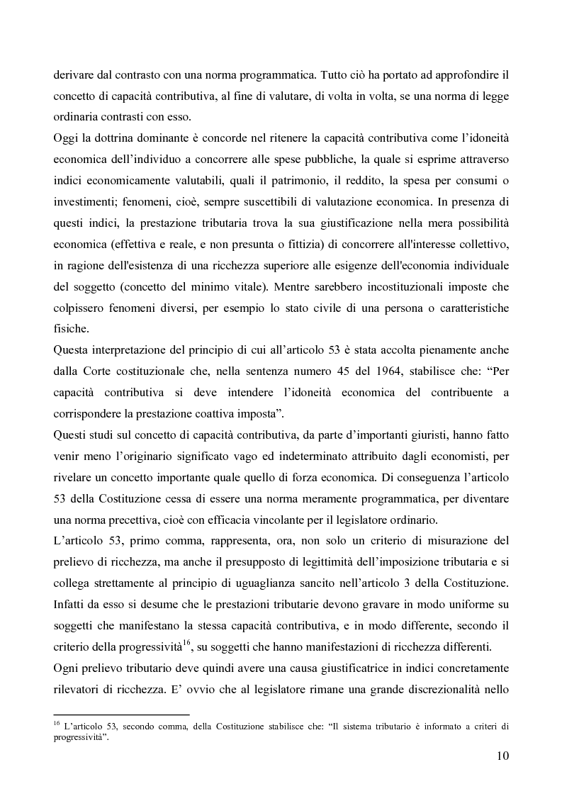 Anteprima della tesi: Il redditometro: questioni inerenti all'applicazione retroattiva, Pagina 8