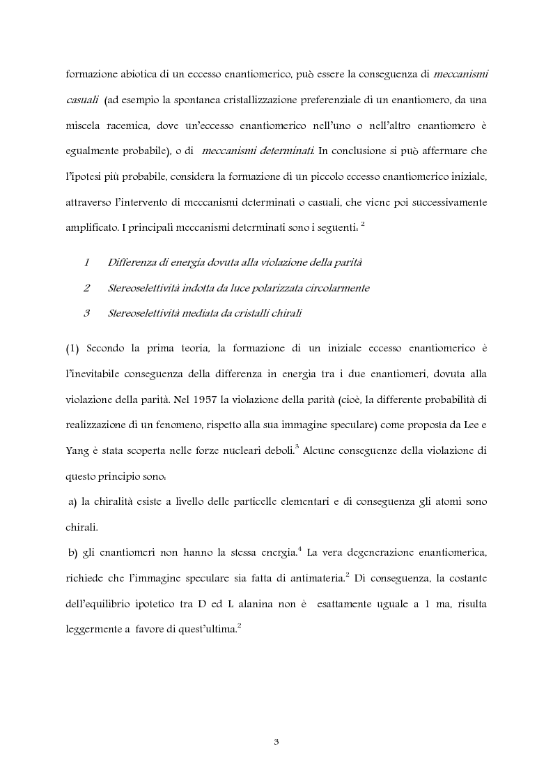 Anteprima della tesi: Studio computazionale del meccanismo della reazione di Soai, Pagina 3