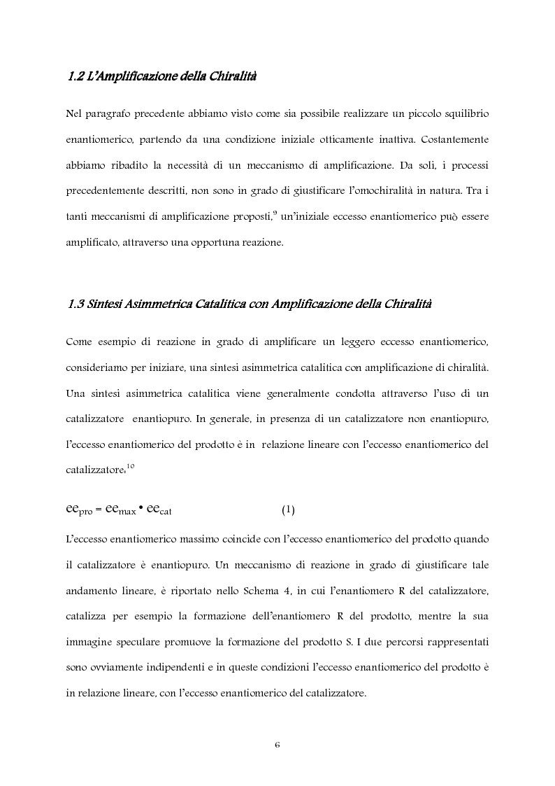 Anteprima della tesi: Studio computazionale del meccanismo della reazione di Soai, Pagina 6