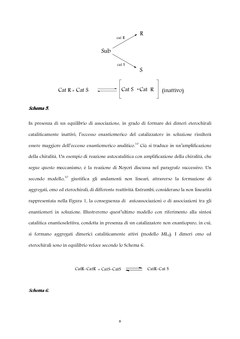 Anteprima della tesi: Studio computazionale del meccanismo della reazione di Soai, Pagina 8