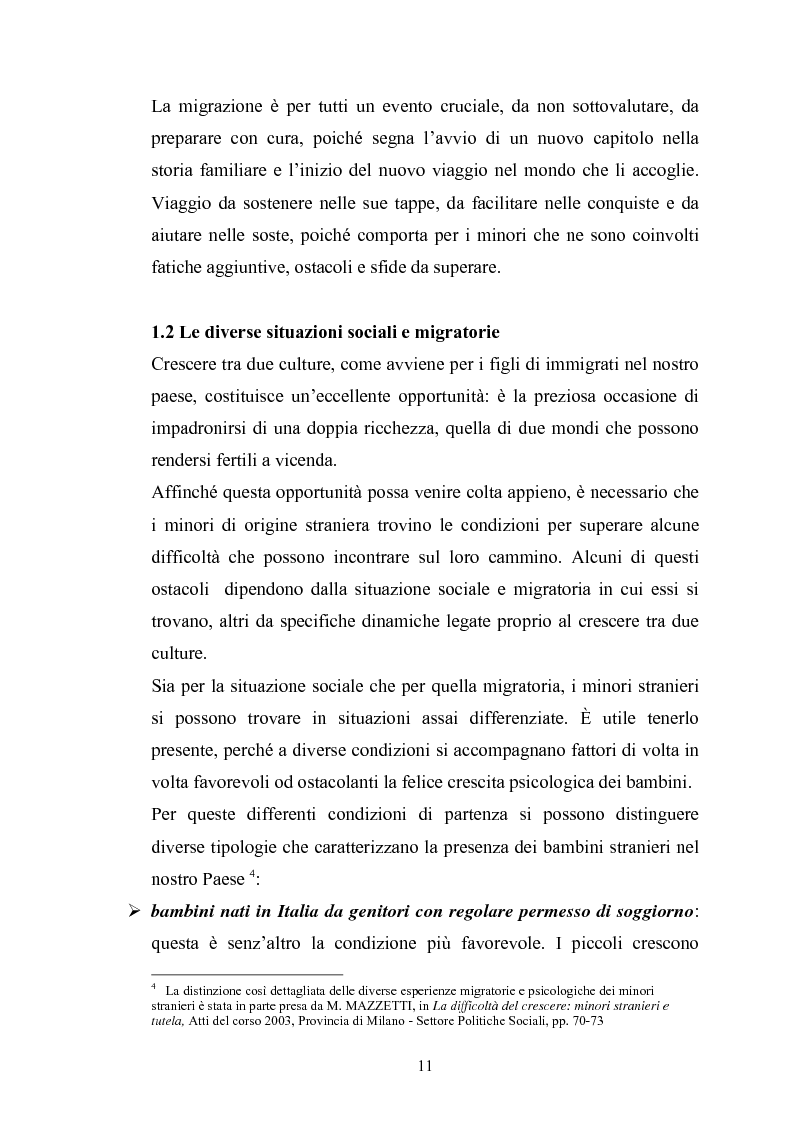 Anteprima della tesi: La scuola a colori. L'Integrazione dei minori stranieri nella Comunità Montana Valle del Giovenco, Pagina 7