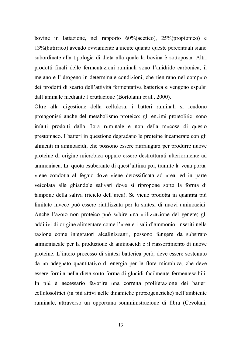 Anteprima della tesi: Valutazione della struttura della fibra in razioni unifeed mediante metodiche di campo, Pagina 9