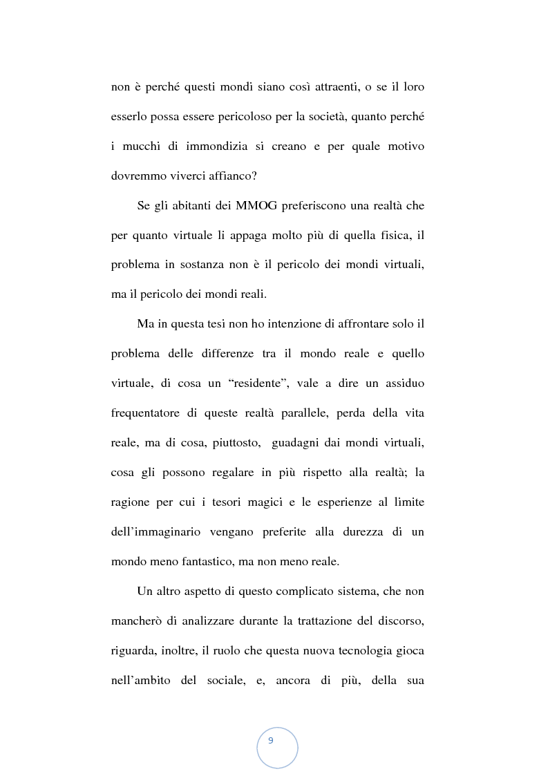 Anteprima della tesi: Viaggio attraverso i confini della realtà: i mondi virtuali, Pagina 6