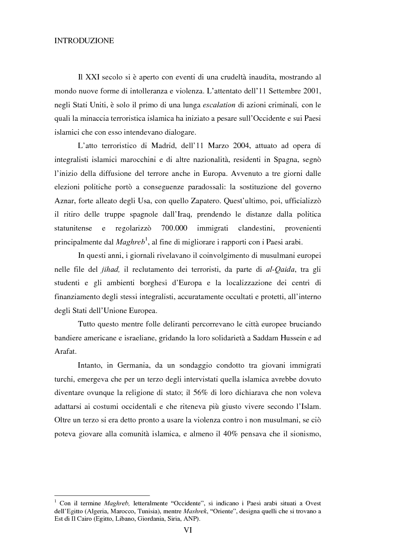 Anteprima della tesi: Il linguaggio politico dell'Islam, Pagina 1