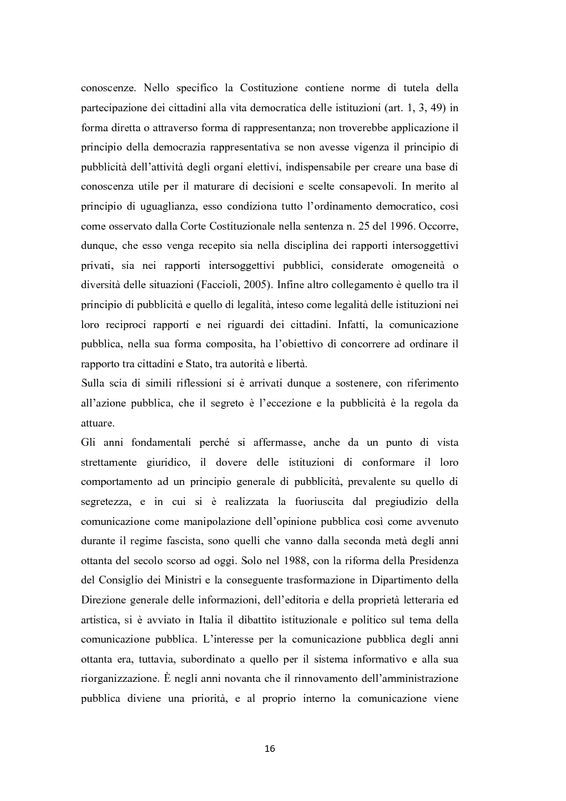 Anteprima della tesi: L'amministrazione che ascolta. Analisi della customer satisfaction degli utenti dell'Urp del comune di Torre del greco, Pagina 13
