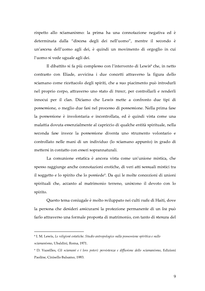 Anteprima della tesi: Dal rito della taranta al vudu haitiano: analisi di alcuni paralleli etnografici nell’opera di de Martino, Pagina 6
