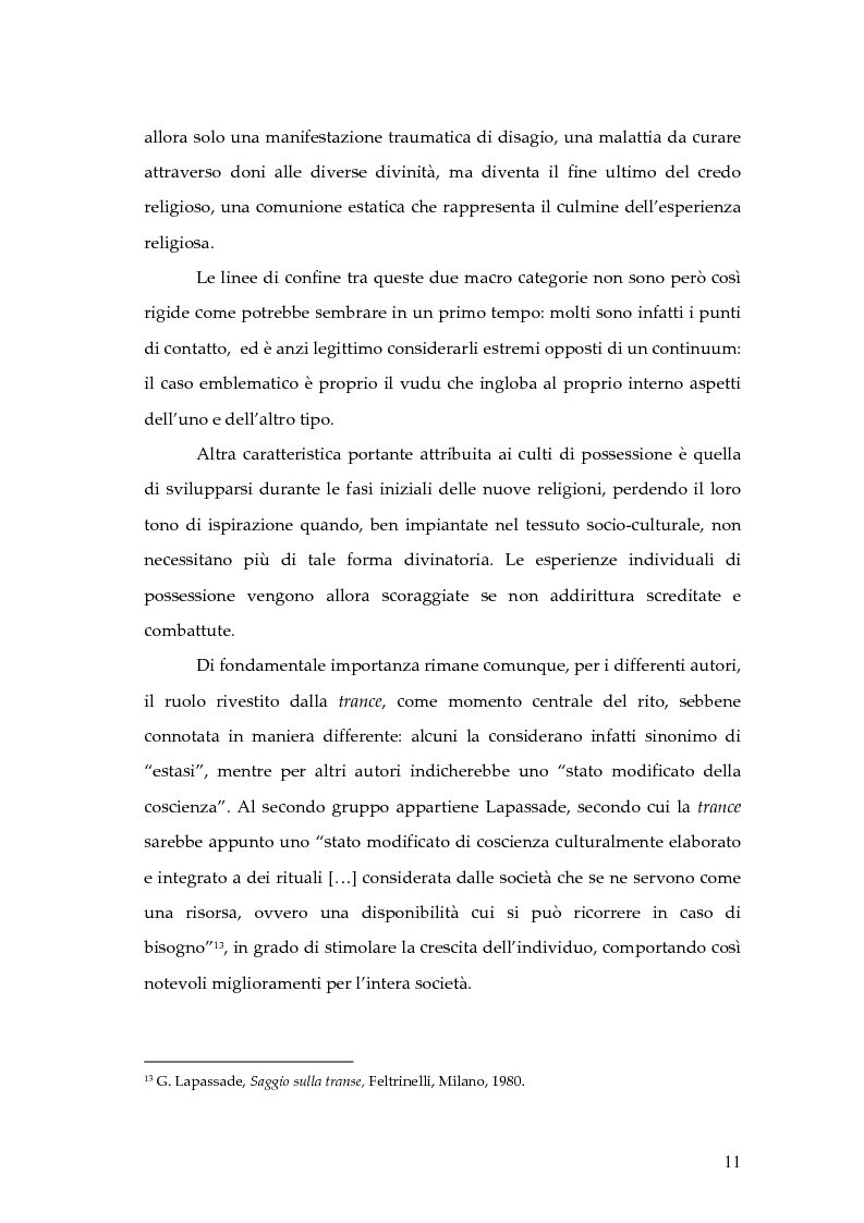 Anteprima della tesi: Dal rito della taranta al vudu haitiano: analisi di alcuni paralleli etnografici nell’opera di de Martino, Pagina 8