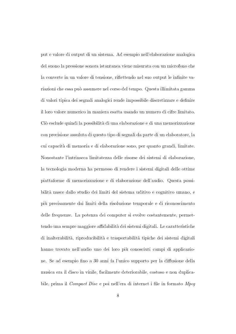 Anteprima della tesi: Design, tuning e sperimentazione di filtri bilaterali per l'audio, Pagina 6