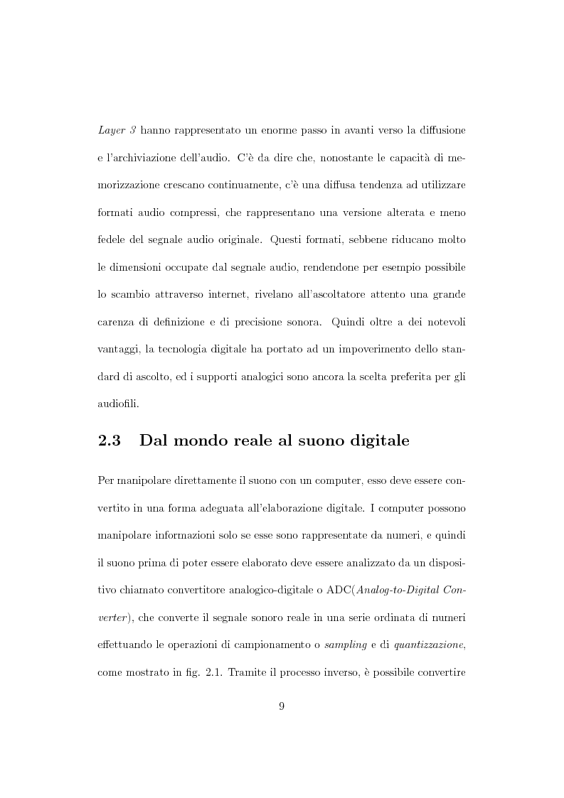 Anteprima della tesi: Design, tuning e sperimentazione di filtri bilaterali per l'audio, Pagina 7
